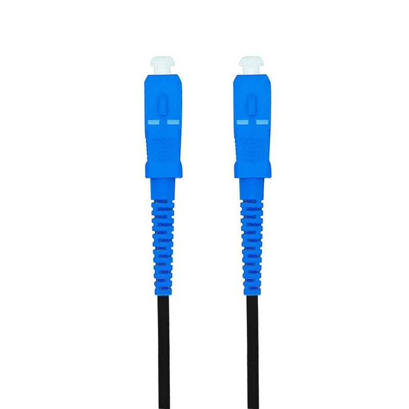 Jeirdus 100ft 100feet 30m SC to SC Outdoor Armored Simplex 9/125 SM Fiber Optic Cable Jumper Optical Patch Cord Singlemode 30Meters 100ft SC-SC - Image 2